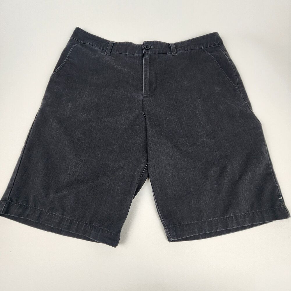 O'Neill Black Hybrid Walk Shorts Men's 36 Relaxed Fit 11 Inseam Casual Surf